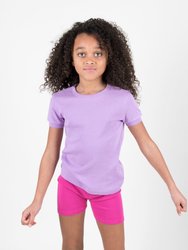 Short Sleeve Cotton T-Shirt Colors - Purple