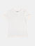 Short Sleeve Cotton T-Shirt Neutrals - Off-White