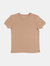 Short Sleeve Cotton T-Shirt Neutrals - Beige