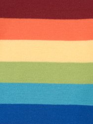 Short Sleeve Rainbow Cotton Pajamas