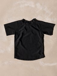 Short Sleeve Rash Guard UPF +50 - Black