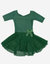 Short Sleeve Skirt Leotard - Dark-Green