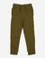 Solid Boho Color Drawstring Pants - Olive-green