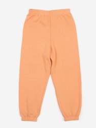 Solid Color Boho Sweatpants - Peach-Pink