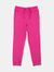 Solid Color Classic Drawstring Pants - Hot-pink