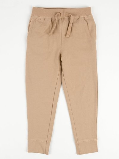 Leveret Solid Neutral Color Drawstring Pants product