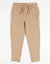 Solid Neutral Color Drawstring Pants - Beige