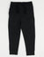 Solid Neutral Color Drawstring Pants - Black