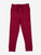 Solid Neutral Color Drawstring Pants - Maroon