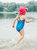 Toddler Girls One Piece Swimsuit