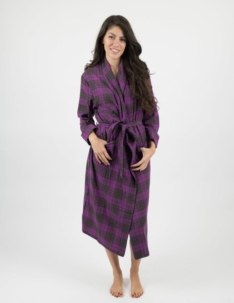 Womens Flannel Robe