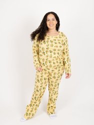 Women's Loose Fit Avocado Pajamas