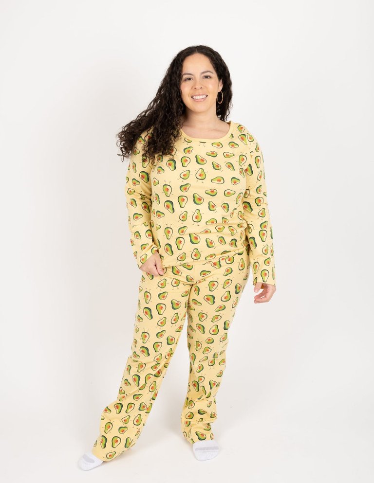 Women's Loose Fit Avocado Pajamas