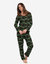 Womens Loose Fit Camouflage Print Pajamas