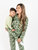 Womens Loose Fit Camouflage Print Pajamas - Camo Green