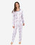 Womens Loose Fit Camouflage Print Pajamas