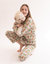 Womens Loose Fit Rabbit Pajamas - Rabbit Beige