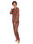 Women's Loose Fit Red & Green Argyle Pajamas - Red-Green