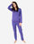 Womens Loose Fit Stripes Pajamas