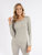 Womens Neutral Solid Color Thermal Pajamas - Light-grey