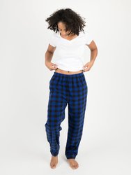 Womens Plaid Fleece Pants