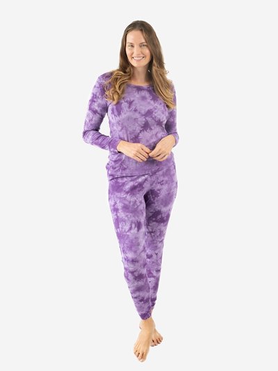 Leveret Women's Purple Mix Tie Dye Cotton Pajamas product