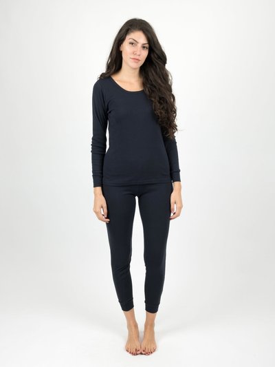 Leveret Women's Solid Navy Pajamas product