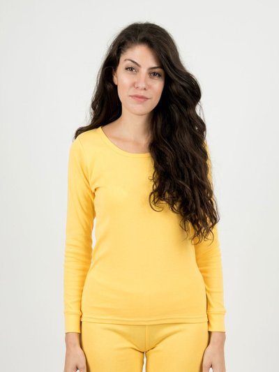 Leveret Women's Solid Yellow Pajamas product