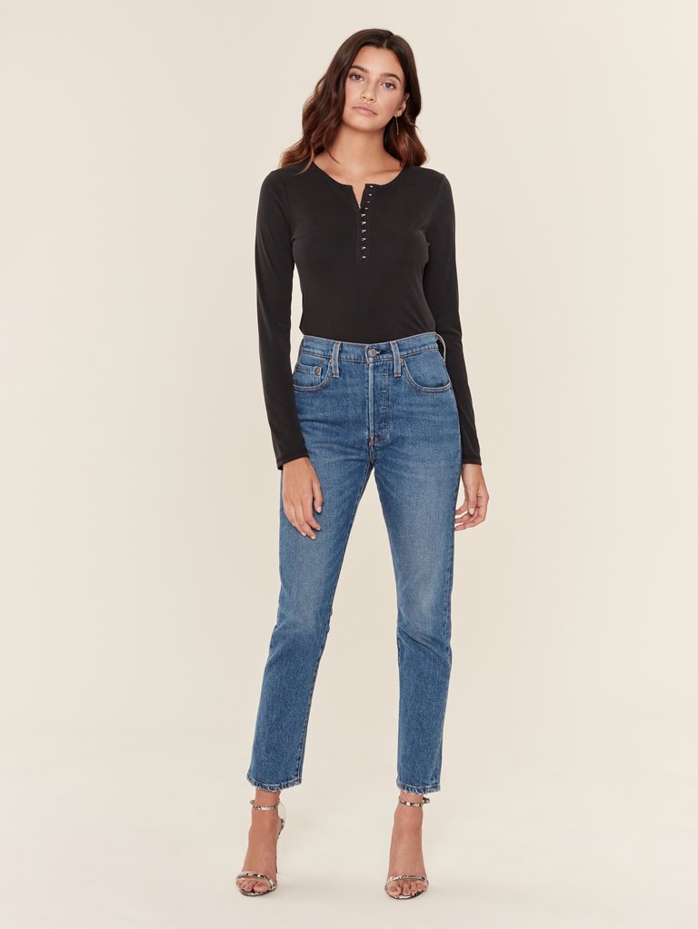 501 High Rise Ankle Cut Skinny Jeans