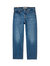 Wedgie High Rise Cropped Straight Fit Jeans