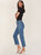 Wedgie High Rise Cropped Straight Fit Jeans