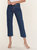 Wedgie High Rise Cropped Straight Fit Jeans