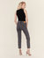 Wedgie High Rise Cropped Straight Fit Jeans