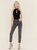 Wedgie High Rise Cropped Straight Fit Jeans