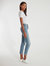 Wedgie High Rise Cropped Straight Fit Jeans