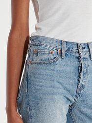 Wedgie High Rise Cropped Straight Fit Jeans