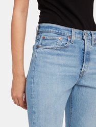 Wedgie High Rise Cropped Straight Fit Jeans