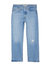 Wedgie High Rise Cropped Straight Fit Jeans