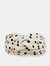 Beige Polka Dot Beaded Headband