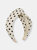 Beige Polka Dot Headband - Beige