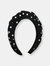 Black Statement Headband - Black