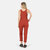 Costa Organic Cotton Waffle Thermal Pocketed Jumpsuit - Brick