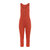 Costa Organic Cotton Waffle Thermal Pocketed Jumpsuit - Brick