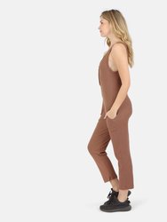 Costa Organic Cotton Waffle Thermal Pocketed Jumpsuit