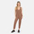 Costa Organic Cotton Waffle Thermal Pocketed Jumpsuit - Cocoa
