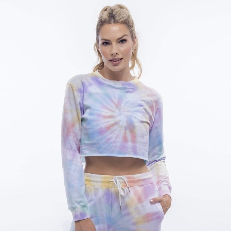 Courtney Terry Cropped Pullover Top - Sunny Days