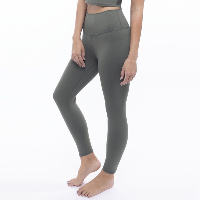 Elevate 7/8 High Waisted Legging - Cactus