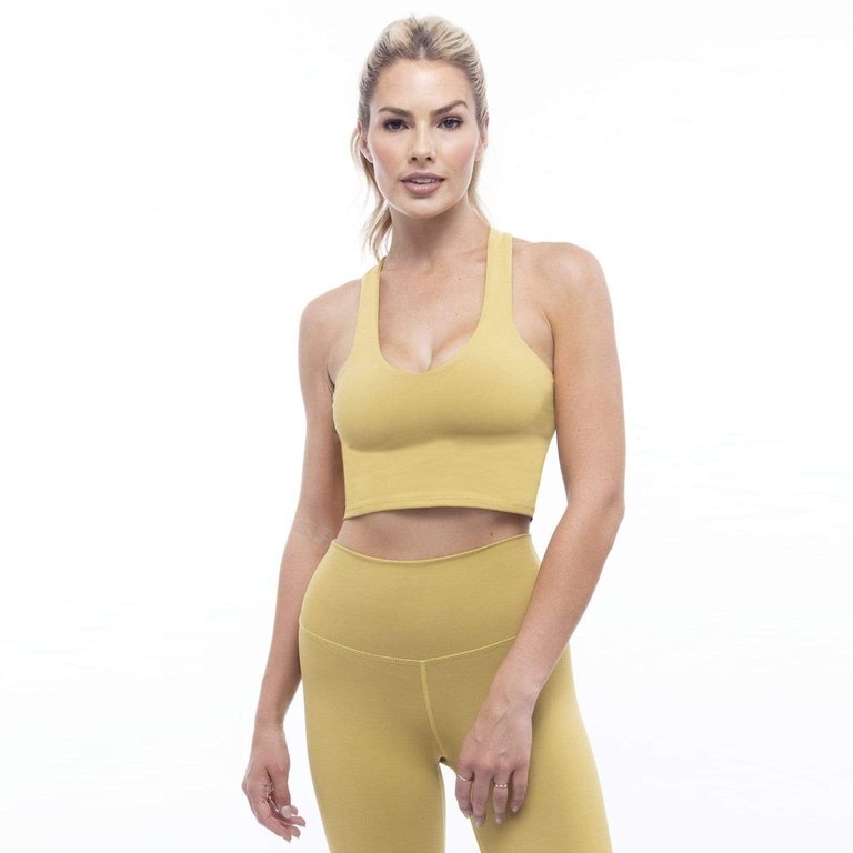 Elevate Bra Tank - Flax - Flax