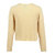 Fiona Organic Cotton Waffle Thermal Pullover Top - Canary