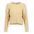 Fiona Organic Cotton Waffle Thermal Pullover Top - Canary - Canary